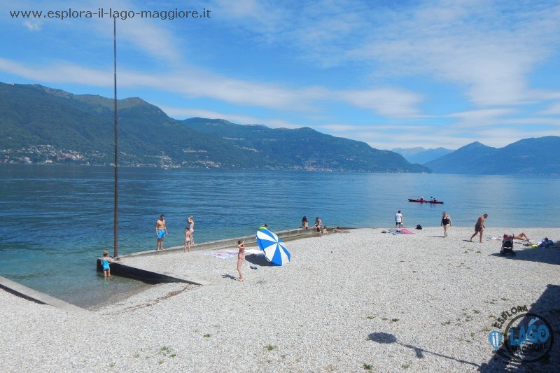 Spiaggia Lido Valtravaglia Lago Maggiore