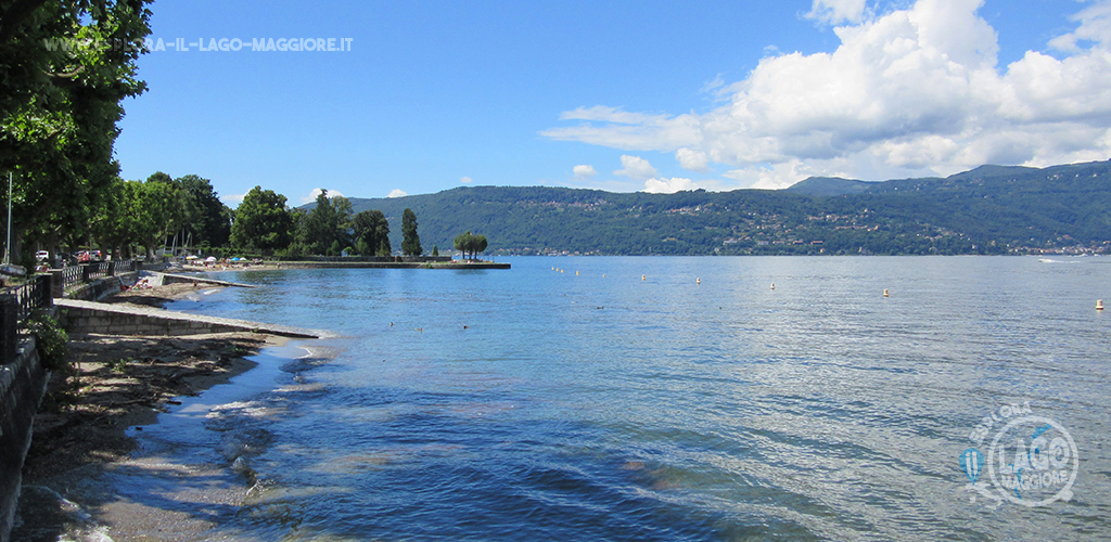 Spiaggia di Cerro a Laveno-Mombello sul Lago Maggiore