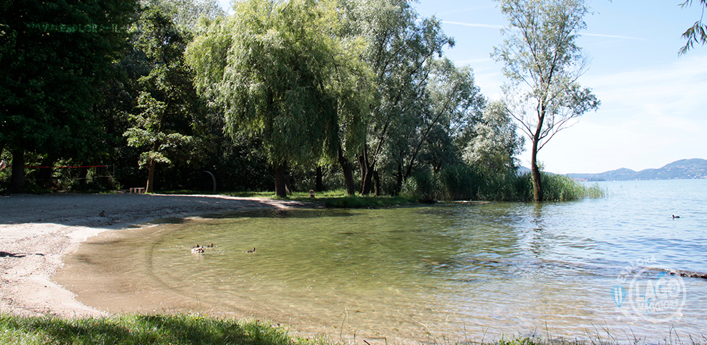 Spiaggia Guree a Monvalle sul Lago Maggiore