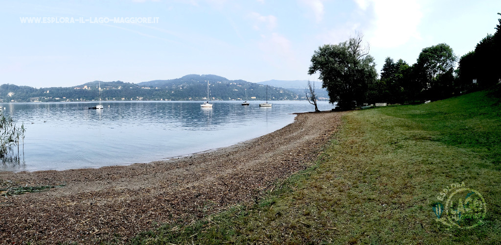 Spiaggia La Nocciola di Angera sul Lago Maggiore