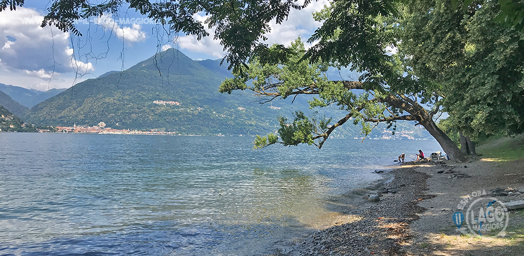 Spiaggia Ronco delle Monache a Maccagno sul Lago Maggiore